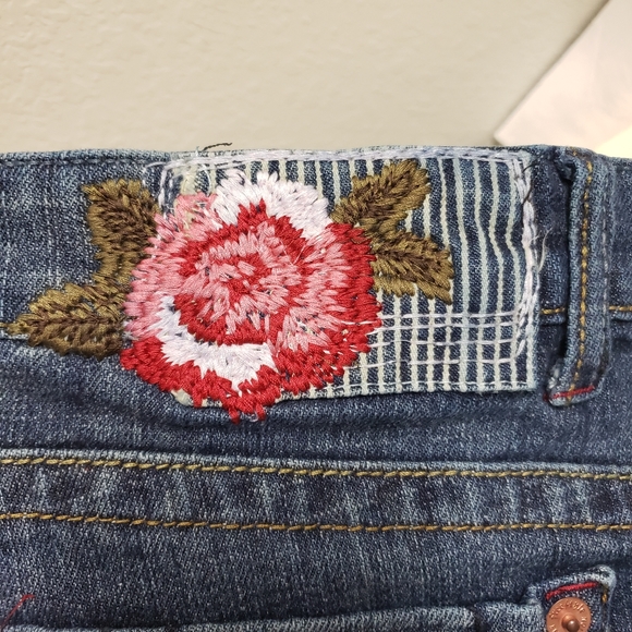 Freestyle Revolution Denim Jeans Sz 13 Embroidered - Picture 2 of 10